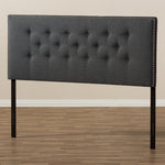 Load image into Gallery viewer, BAXTON STUDIO WINDSOR MODERN AND CONTEMPORARY DARK GREY FABRIC FULL SIZE HEADBOARD
