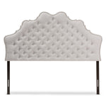 Load image into Gallery viewer, Baxton Studio Hilda Modern And Contemporary Greyish Beige Fabric Queen Size Headboard
