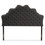 Load image into Gallery viewer, Baxton Studio Hilda Modern And Contemporary Dark Grey Fabric King Size Headboard
