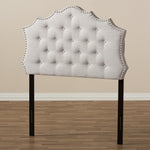 Load image into Gallery viewer, Baxton Studio Aurora Modern And Contemporary Greyish Beige Fabric Twin Size Headboard
