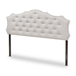 Load image into Gallery viewer, Baxton Studio Aurora Modern And Contemporary Greyish Beige Fabric King Size Headboard
