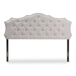 Load image into Gallery viewer, Baxton Studio Aurora Modern And Contemporary Greyish Beige Fabric Queen Size Headboard
