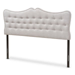 Load image into Gallery viewer, Baxton Studio Emma Modern And Contemporary Greyish Beige Fabric Queen Size Headboard
