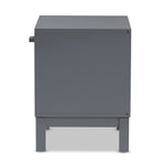 Load image into Gallery viewer, Baxton Studio Deirdre Modern And Contemporary Grey Wood 1-Drawer Nightstand
