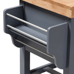 Load image into Gallery viewer, Baxton Studio Sunderland Coastal And Farmhouse Grey Wood Kitchen Cart
