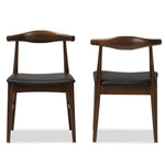 Load image into Gallery viewer, Baxton Studio Winton Mid-Century Modern Walnut Wood Dining Chair Set Of 2
