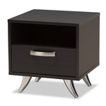 Load image into Gallery viewer, Baxton Studio Warwick Modern And Contemporary Espresso Brown Finished Wood End Table
