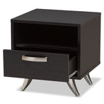 Load image into Gallery viewer, Baxton Studio Warwick Modern And Contemporary Espresso Brown Finished Wood End Table
