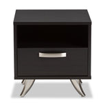 Load image into Gallery viewer, Baxton Studio Warwick Modern And Contemporary Espresso Brown Finished Wood End Table
