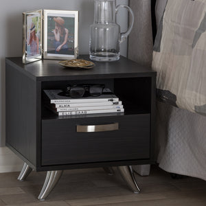 Baxton Studio Warwick Modern And Contemporary Espresso Brown Finished Wood End Table