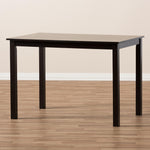 Load image into Gallery viewer, Baxton Studio Eveline Modern Espresso Brown Finished Wood 43-Inch Dining Table
