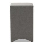 Load image into Gallery viewer, Baxton Studio Talia Modern And Contemporary Grey Fabric Upholstered 3-Drawer Nightstand
