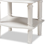 Load image into Gallery viewer, BAXTON STUDIO AUDREY COUNTRY COTTAGE FARMHOUSE WHITE FINISHED 2-DRAWER NIGHTSTAND
