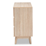 Load image into Gallery viewer, Baxton Studio Miren Mid-Century Modern Light Oak And Dark Grey 6-Drawer Dresser
