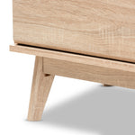 Load image into Gallery viewer, BAXTON STUDIO MIREN MID-CENTURY MODERN LIGHT OAK AND DARK GREY 6-DRAWER DRESSER
