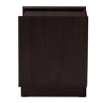 Load image into Gallery viewer, Baxton Studio Larsine Modern And Contemporary Brown Finished 2-Drawer Nightstand
