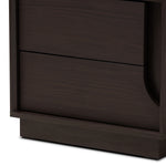 Load image into Gallery viewer, Baxton Studio Larsine Modern And Contemporary Brown Finished 2-Drawer Nightstand
