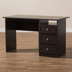 Load image into Gallery viewer, Baxton Studio Carine Modern And Contemporary Wenge Brown Finished Desk
