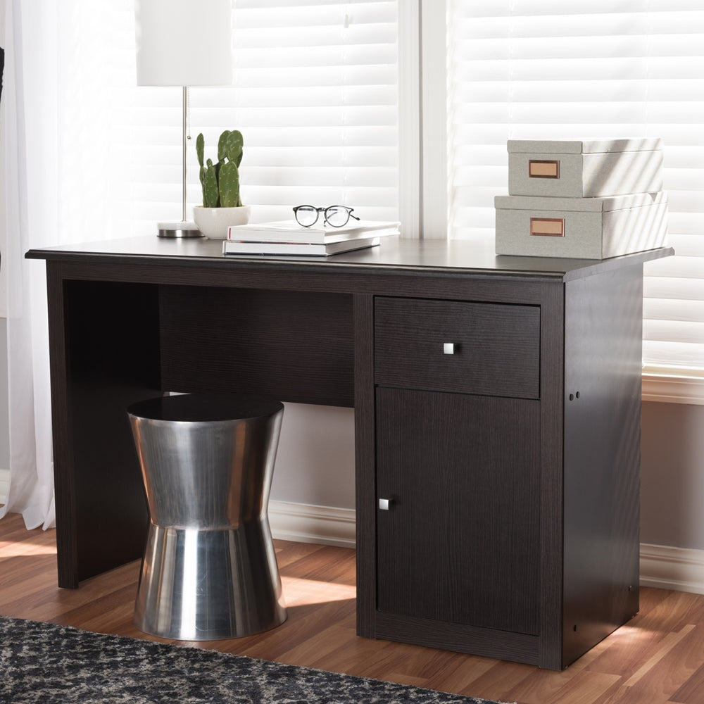 Baxton Studio Belora Modern And Contemporary Wenge Brown Finished Desk