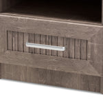 Load image into Gallery viewer, Baxton Studio Gallia Modern And Contemporary Oak Brown Finished 1-Drawer Nightstand
