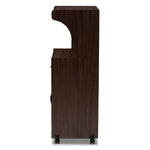 Load image into Gallery viewer, Baxton Studio Tannis Modern And Contemporary Dark Walnut Finished Kitchen Cabinet
