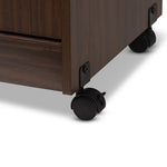 Load image into Gallery viewer, BAXTON STUDIO TANNIS MODERN AND CONTEMPORARY DARK WALNUT FINISHED KITCHEN CABINET
