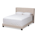 Load image into Gallery viewer, Baxton Studio Lisette Modern And Contemporary Beige Fabric Upholstered Full Size Bed
