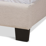 Load image into Gallery viewer, Baxton Studio Lisette Modern And Contemporary Beige Fabric Upholstered Full Size Bed
