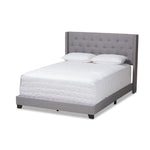 Load image into Gallery viewer, Baxton Studio Brady Modern and Contemporary Fabric Upholstered Bed
