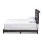 Load image into Gallery viewer, Baxton Studio Candace Luxe and Glamour Velvet Upholstered Bed
