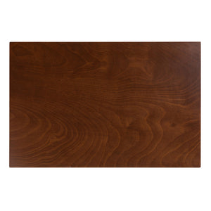 Baxton Studio Eveline Modern Walnut Brown Finished Wood 43-Inch Dining Table