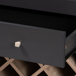 Load image into Gallery viewer, BAXTON STUDIO MATTIA MODERN AND CONTEMPORARY DARK GREY AND OAK FINISHED WOOD WINE CABINET
