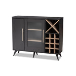 Load image into Gallery viewer, Baxton Studio Pietro Mid-Century Modern Finished Wine Cabinet
