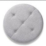 Load image into Gallery viewer, Baxton Studio Vinet Modern And Contemporary Light Gray Fabric Upholstered Natural Wood Cocktail Ottoman
