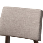 Load image into Gallery viewer, BAXTON STUDIO COLTON MID-CENTURY MODERN LIGHT GRAY FABRIC UPHOLSTERED AND WALNUT-FINISHED WOOD BAR STOOL SET OF 2
