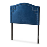 Load image into Gallery viewer, Baxton Studio Aubrey Modern And Contemporary Royal Blue Velvet Fabric Upholstered Twin Size Headboard
