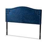 Load image into Gallery viewer, Baxton Studio Aubrey Modern And Contemporary Royal Blue Velvet Fabric Upholstered King Size Headboard
