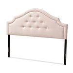 Load image into Gallery viewer, Baxton Studio Cora Modern And Contemporary Light Pink Velvet Fabric Upholstered Queen Size Headboard
