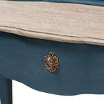 Load image into Gallery viewer, Baxton Studio Celestine French Provincial Blue Spruce Finished Wood Accent Writing Desk
