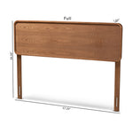 Load image into Gallery viewer, BAXTON STUDIO MAILENE MID-CENTURY MODERN WALNUT BROWN FINISHED WOOD FULL SIZE HEADBOARD
