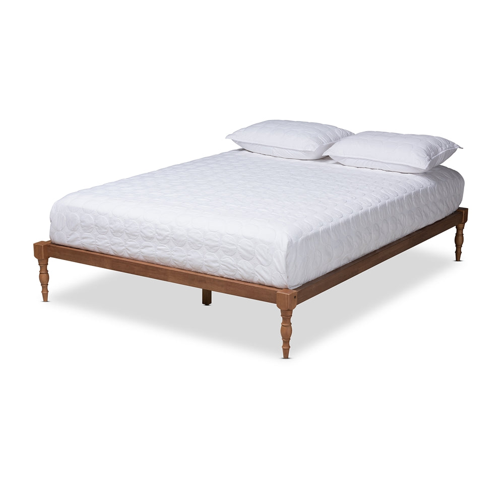 Baxton Studio Iseline Modern And Contemporary Finished Wood Platform Bed