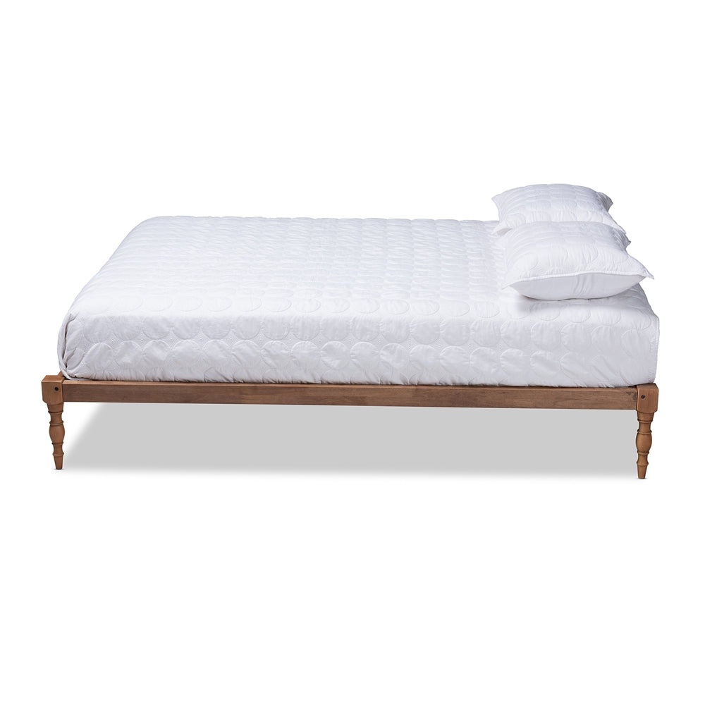 Baxton Studio Iseline Modern And Contemporary Finished Wood Platform Bed