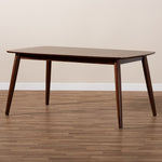 Load image into Gallery viewer, Baxton Studio Edna Mid-Century Modern Walnut Finished Wood Dining Table
