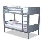 Load image into Gallery viewer, Baxton Studio Elsie Modern and Contemporary Finished Wood Bunk Bed - Twin Size
