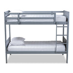 Load image into Gallery viewer, Baxton Studio Elsie Modern and Contemporary Finished Wood Bunk Bed - Twin Size
