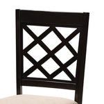 Load image into Gallery viewer, Baxton Studio Lexi Modern Beige Fabric And Dark Brown Finished Wood 5-Piece Dining Set
