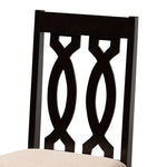 Load image into Gallery viewer, Baxton Studio Julie Modern And Contemporary Sand Fabric Upholstered And Dark Brown Finished Wood 5-Piece Dining Set
