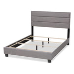 Load image into Gallery viewer, Baxton Studio Ansa Modern And Contemporary Grey Fabric Upholstered Queen Size Bed
