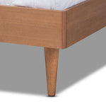 Load image into Gallery viewer, Baxton Studio Rina Mid-Century Modern Ash Wanut Finished Full Size Wood Bed Frame
