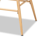 Load image into Gallery viewer, BAXTON STUDIO MAIRI MODERN AND CONTEMPORARY BEIGE PLASTIC AND WOOD FINISHED 2-PIECE COUNTER STOOL SET
